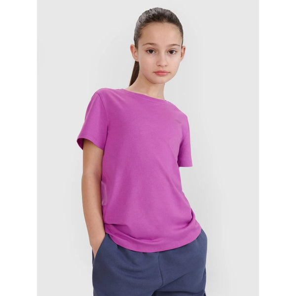4f Regular plain girls' T-shirt 4FJWSS25TTSHF2177-50S General