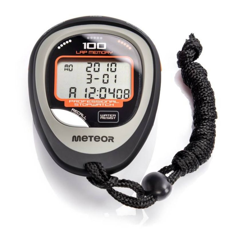 Meteor Stopwatch fekete stopwatches