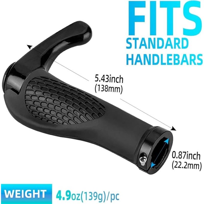 Rockbros Bicycle Holder Set with Horns - Black czarny sets