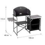 NC3041 camping cabinet with cover NILS CAMP kemping felszerelés