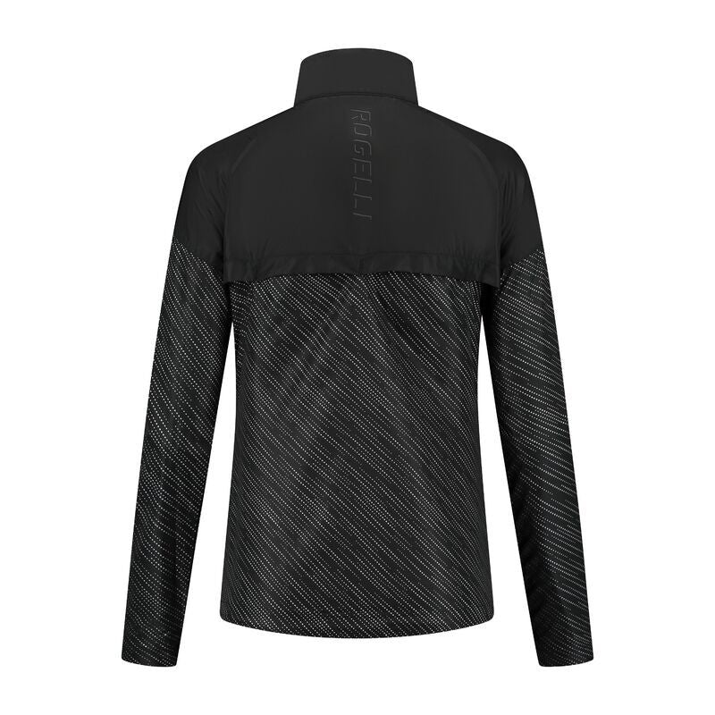 Rogelli ESSENTIAL HIVIS 2XL fekete dzseki