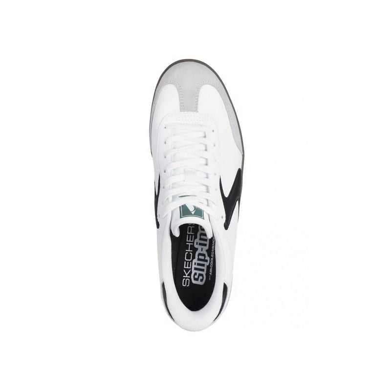 Skechers Slip-ins Hotshot - Relegate 254154-WBK White/Black fekete utcai cipő