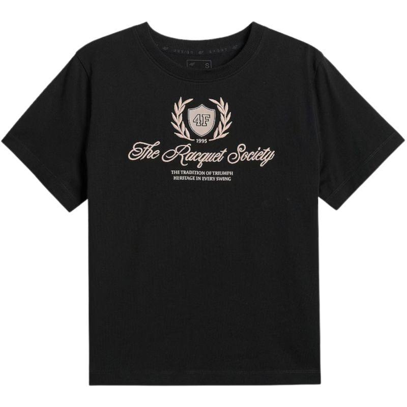 4F Women's T-shirt F2738 deep 20S fekete póló