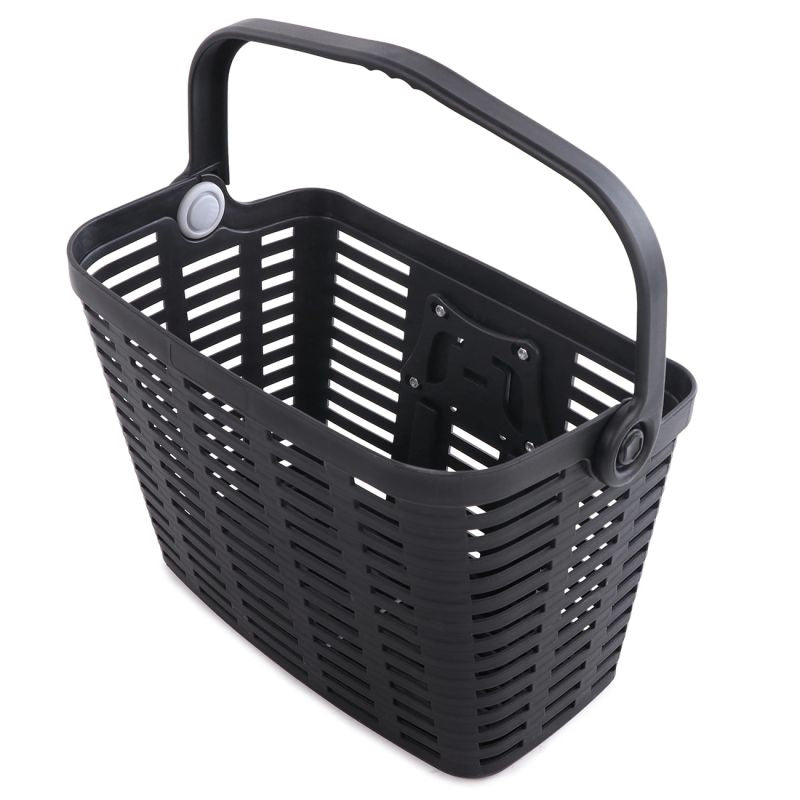 Wozinsky WKR-PK plastic handlebar bicycle basket - black fekete edzőfelszerelés 304004-203977