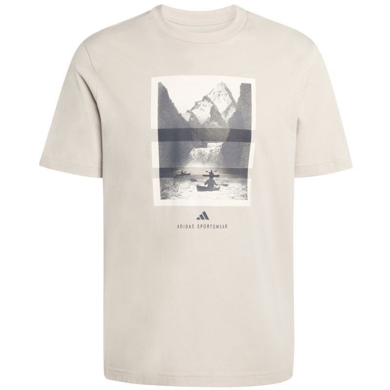 Adidas Men's Outdoor Kayaking Graphic T-shirt bézs póló