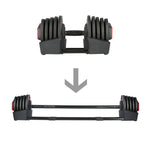 HMS SGR40 PRO SET 2in1 adjustable dumbbell set 43.5 kg csuklópánt 17-57-072
