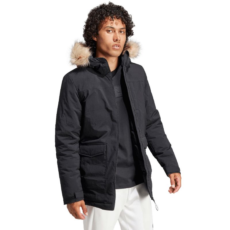 Adidas Parka Hooded Fur M IK0553 jacket Kabát