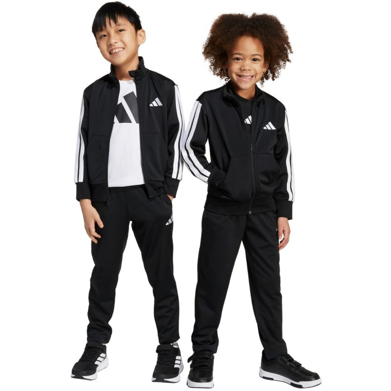 adidas Essentials Climacool Kids Tracksuit Black and White JM0891 General