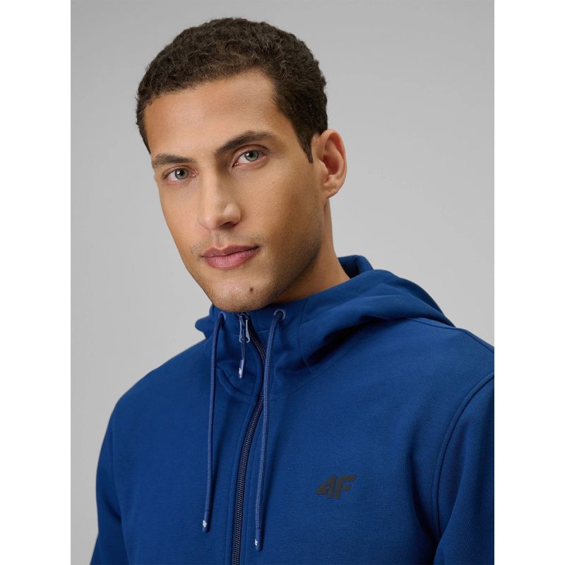 Men's zip-up hooded sweatshirt 4F