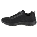 Skechers Track-Moulton 232081-BBK Black fekete utcai cipő