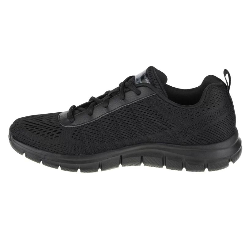 Skechers Track-Moulton 232081-BBK Black fekete utcai cipő