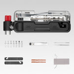 Rockbros Multitool Bike Tool Set with CO2 Pump and Ratchet Wrench - Black fekete tourist equipment, sets