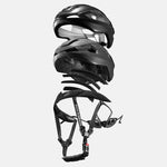 Rockbros LK-15 Carbon Fiber Bike Helmet 58-62cm - Black czarny helmets, lights