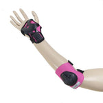 Nils Extreme Protectors Set Black and Pink H210 Size fekete protectors and knee pads, sets