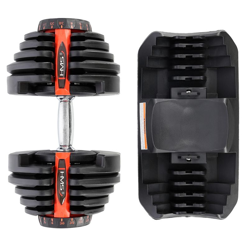 HMS SR80 Adjustable Barbell fekete póló 17-59-151