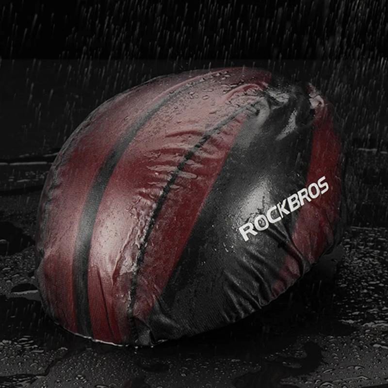 Rockbros rain cover - black czarny covers