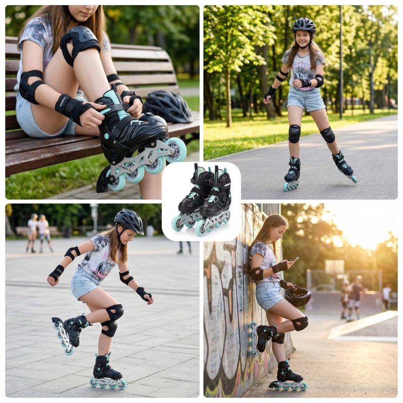 Meteor Roller Skates L 38-41 Urbo Black/Mint