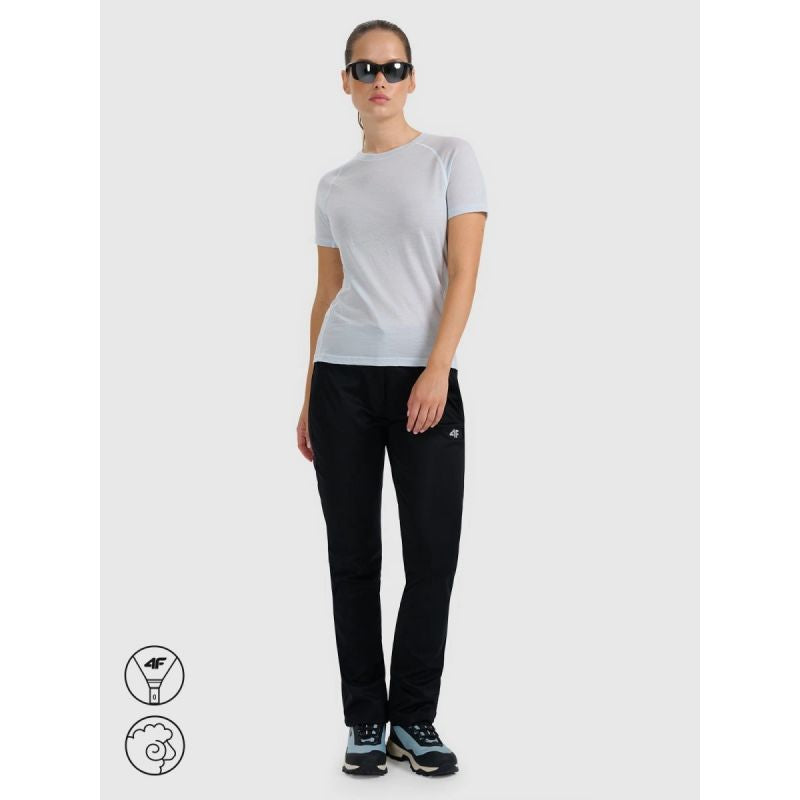 Women's Merino Wool Trekking T-shirt 4F 4FWAW25TFTSF1527-34S