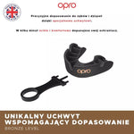 Inny Opro UFC Bronze GEN2 Mouthguard 1234_stm Black Védőfelszerelés