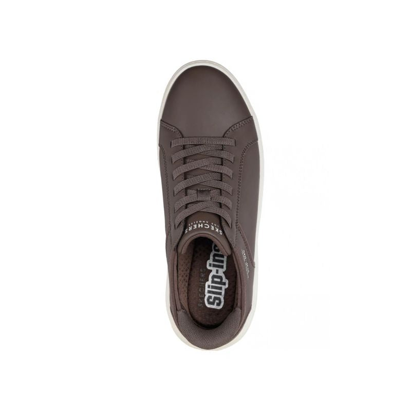 Skechers Slip-ins Court Break-Double Vented 183177-CHOC Chocolate utcai cipő