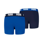 Puma Everyday Basic Kids Boxer 2 Pack , Navy Blue 938971 kék short