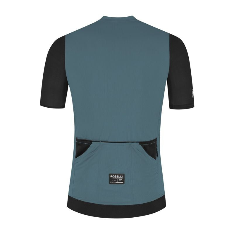 Rogelli DISTANCE II T-shirt Blue and 3XL fekete póló