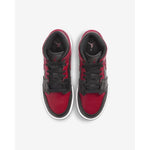 AIR Jordan 1 Mid Banned GS retro - fekete cipő