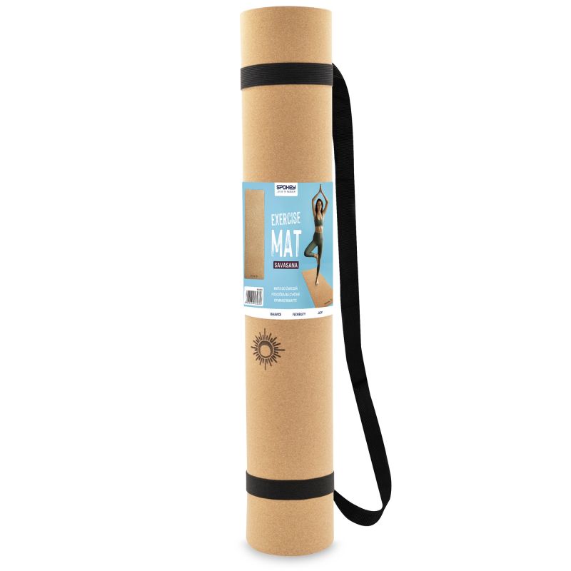 Spokey Savasana SPK-943065 cork mat Edzőfelszerelés