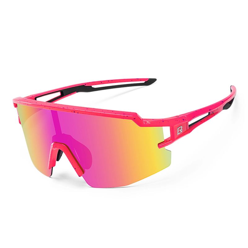 Rockbros Kids Polarized UV Cycling Glasses - Pink różowy glasses, training equipment