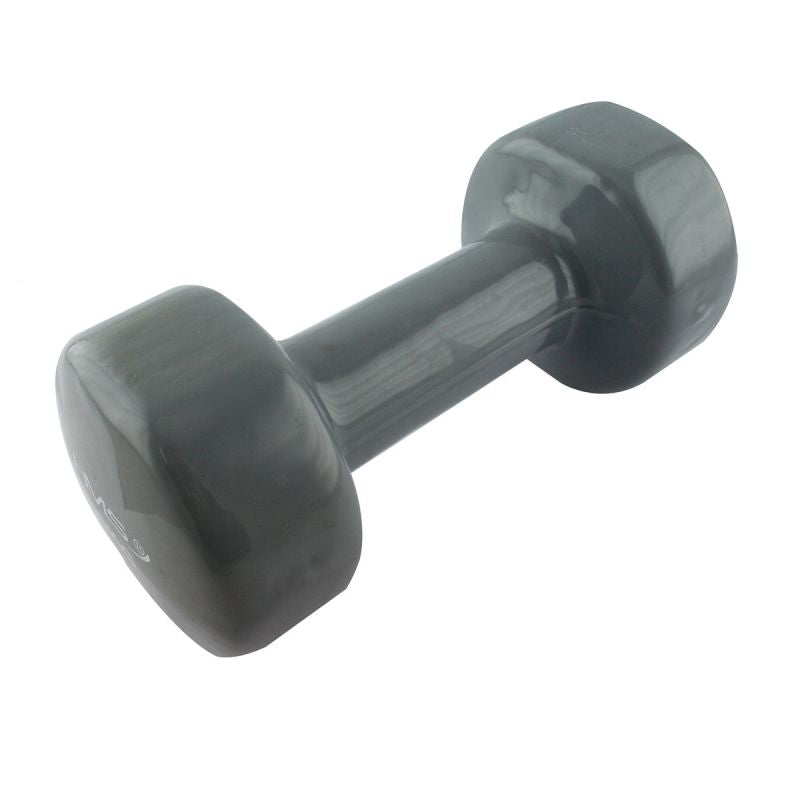 HMS Vinyl-coated cast iron weight 5.0 KG szürke edzőfelszerelés 17-47-007