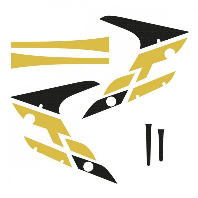 TEMPISH Hero mask sticker set czarny sets