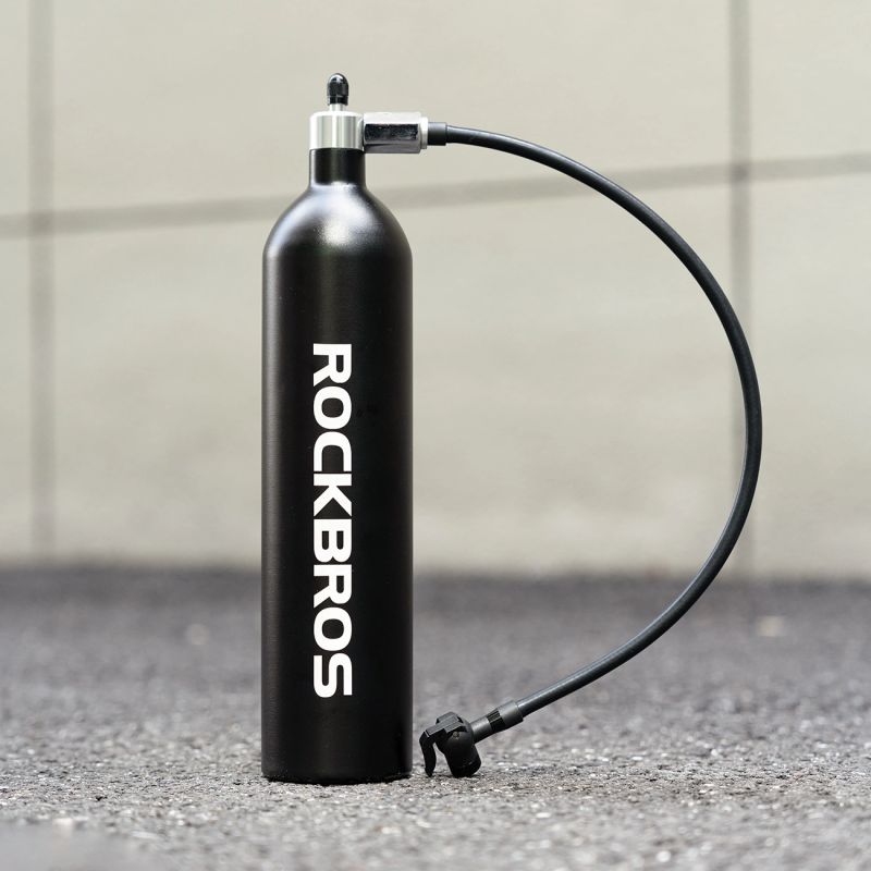 Rockbros Tubeless Tire Inflator 200 PSI 1.2l - Black 304004-189223