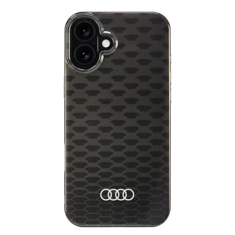 Audi IML Stitching Pattern MagSafe iPhone 16 Plus 6.7" /black hardcase AU-IMLMIP16M-Q5/D3-BK fekete cases