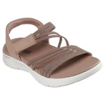 Skechers Women's GO WALK FLEX SANDAL EMMA 141473 TAN