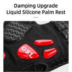 Rockbros L cycling gloves with gel inserts - black and red l \ czarny || czerwony kesztyű 7016802869410-157290