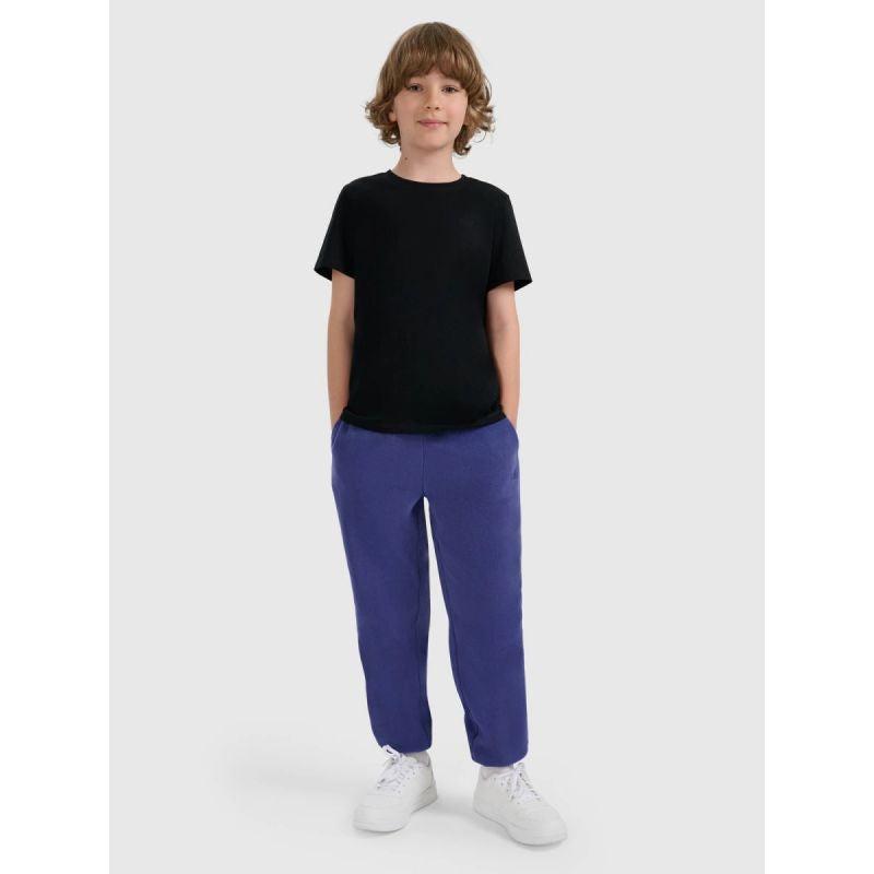 Boy's regular plain T-shirt 4F 4FJRMM00TTSHM3254-20S póló