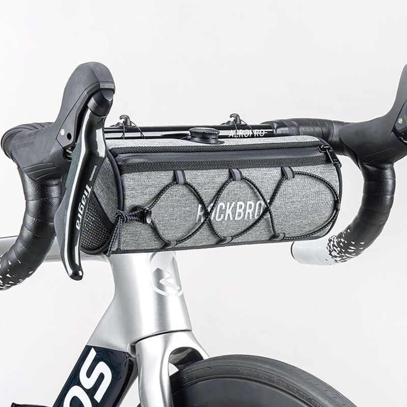 Rockbros TL002 ROAD TO SKY 1.5L Handlebar Waterproof – Gray szary sporttáska 5907769384219-211533