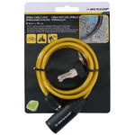 Dunlop bicycle lock 0.6x90 cm sárga kiegészítő 2082585