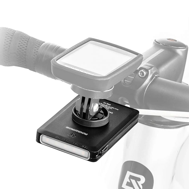Rockbros JP008 front bike light for counter with power bank 150lm IPX6 - fekete tourist equipment