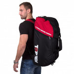 TOP TEN sports with backpack function 70 x 35 cm TOR-P2 MMA black and red piros táska