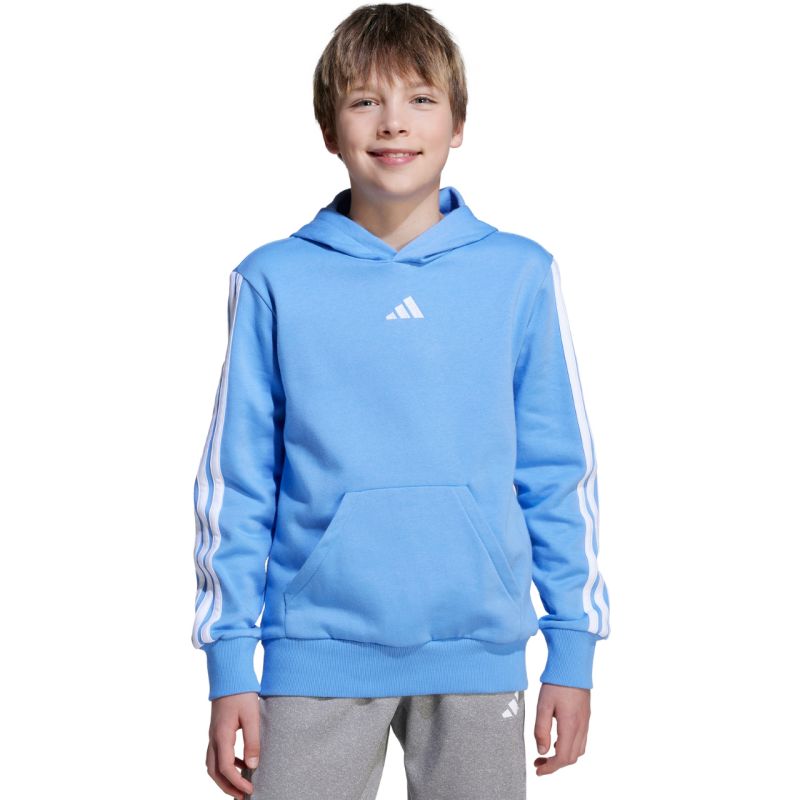 adidas Essentials Hoodie 225 Blue JN2424 128 cm kapucnis pulóver