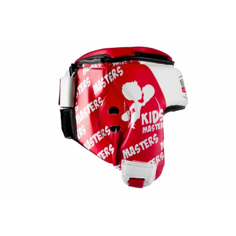 MASTERS FIGHT EQUIPMENT MJE training helmet - KTOP-PU-KM red piros védőfelszerelés 02012-KMS