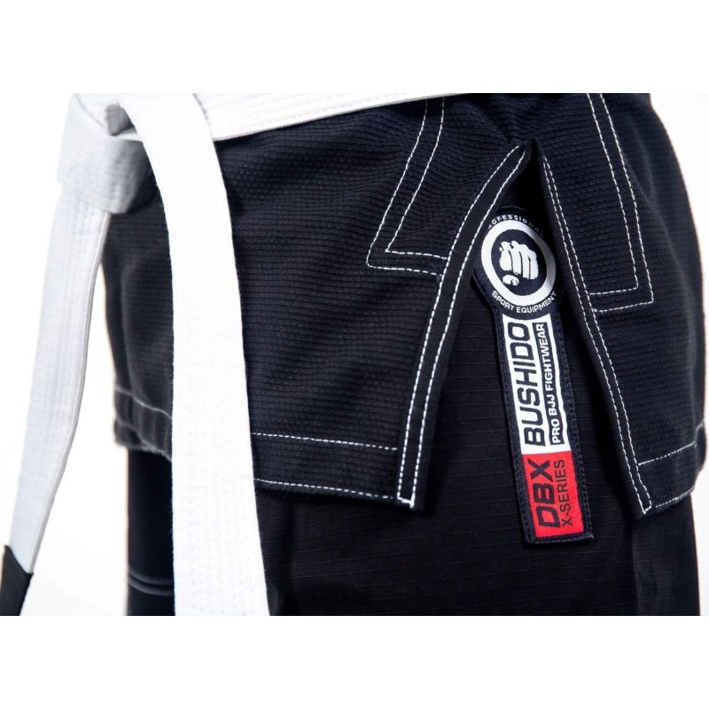 DBX Bushido BJJ Kimono / GI for Kids Black + FREE Belt - X-SERIES fekete kimonos, sachets, belts, bags