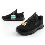 Skechers men's sneakers Glide-Step comfortable lightweight Slip-Ins black fekete utcai cipő
