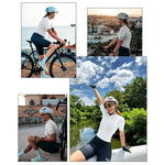 Rockbros 15210007011 TVI L Women's Cycling Jersey - White l \ biały póló 15210007003-211668
