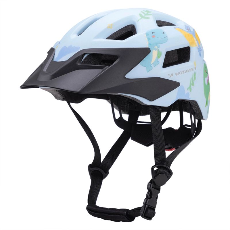 Wozinsky Children's MTB Bike Helmet with Detachable Visor S - Light Blue 52-56 cm \ jasnoniebieski védőfelszerelés HT-45R-199827