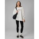 Women's oversize sweatshirt without hood 4F