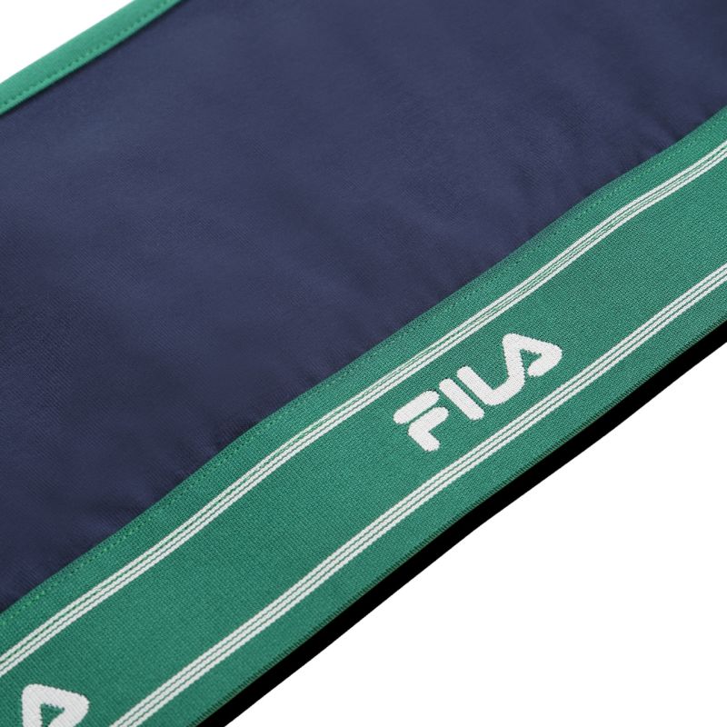 Fila Candelo Sports Bra Navy Blue and Green zöld sports bras