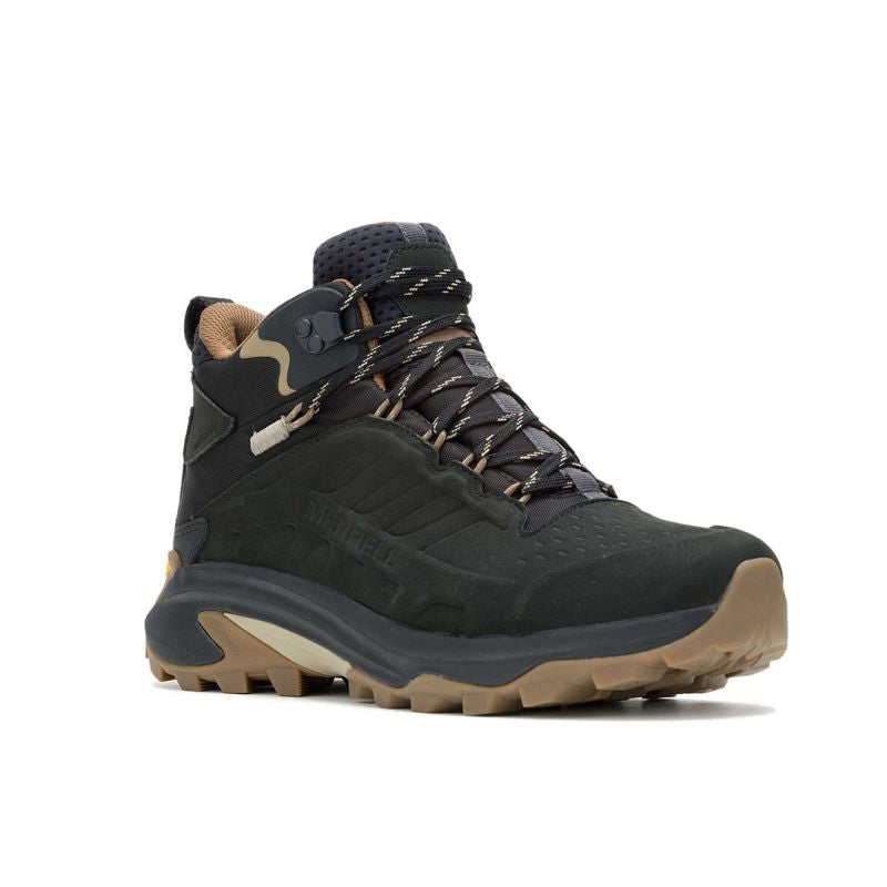 Merrell Moab Speed 2 LTR Mid WP Hiking Shoes - Black fekete shoes, military 607554
