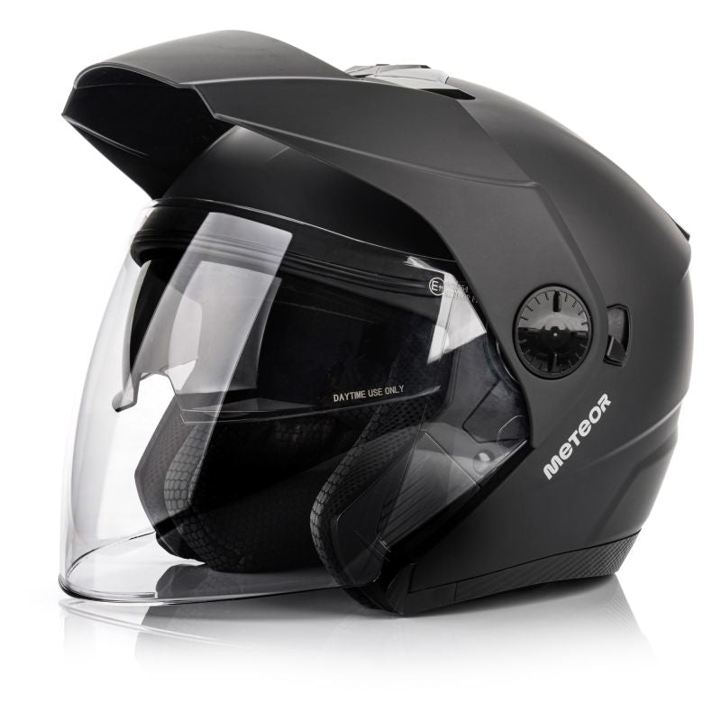 Meteor Hekato M motorcycle helmet 57-58 cm black uniw sisak 17890